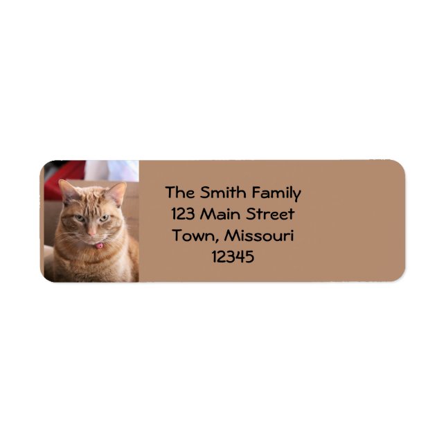 Serious Return Address Label (Front)