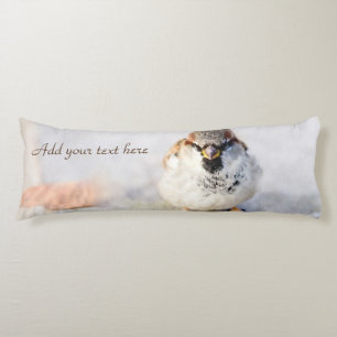 Serious Sparrow Body Cushion