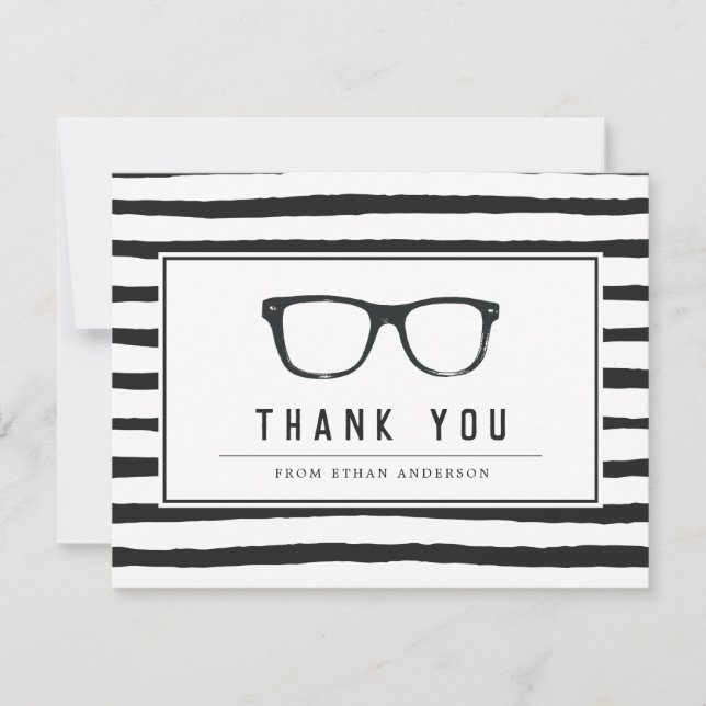 Serious Spectacles | Funny Customised Thank You Card (Front)
