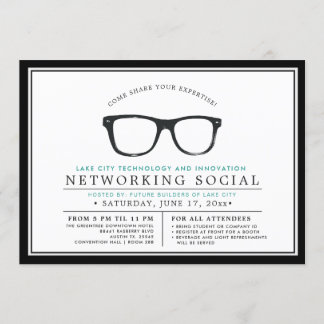 Serious Spectacles | Local Business Social Event Invitation