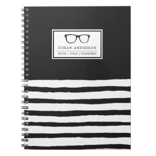 Serious Spectacles Notes & Passwords Notebook