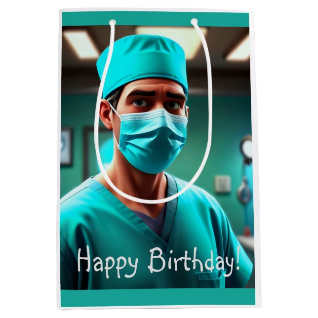 Serious Surgeon  Medium Gift Bag (Front)