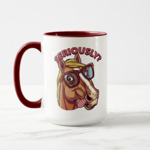 Seriously Cool Horse Mug – Funny & Stylish Coffee 