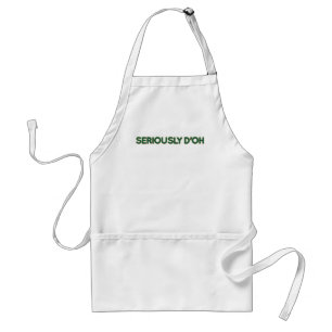 Seriously D'oh Standard Apron