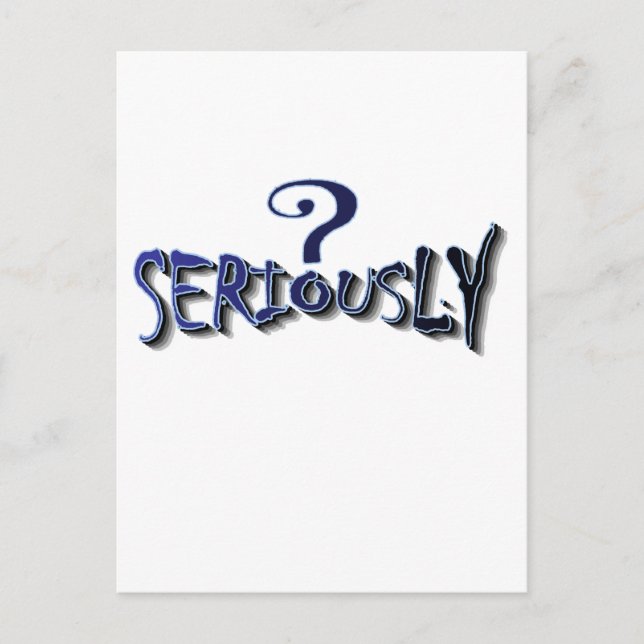seriously postcard (Front)