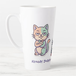 Seriously? Stay hydrated, Stay Judgmental  Latte Mug