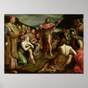 Sermon of St. John the Baptist Poster
