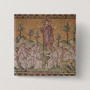 Sermon on the Mount 15 Cm Square Badge