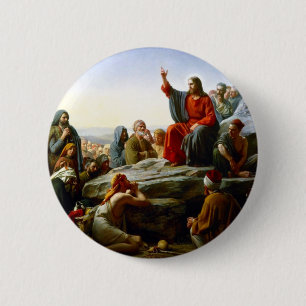 Sermon on the Mount 6 Cm Round Badge