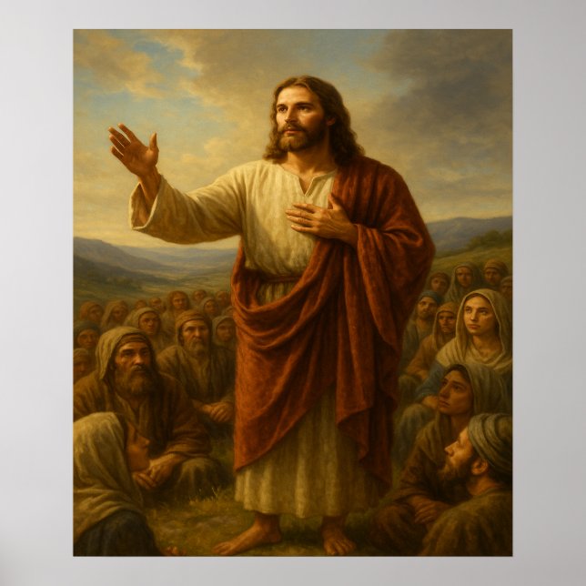 Sermon on the Mount™ LDS Wall Art (Front)