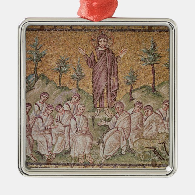 Sermon on the Mount Metal Tree Decoration (Front)