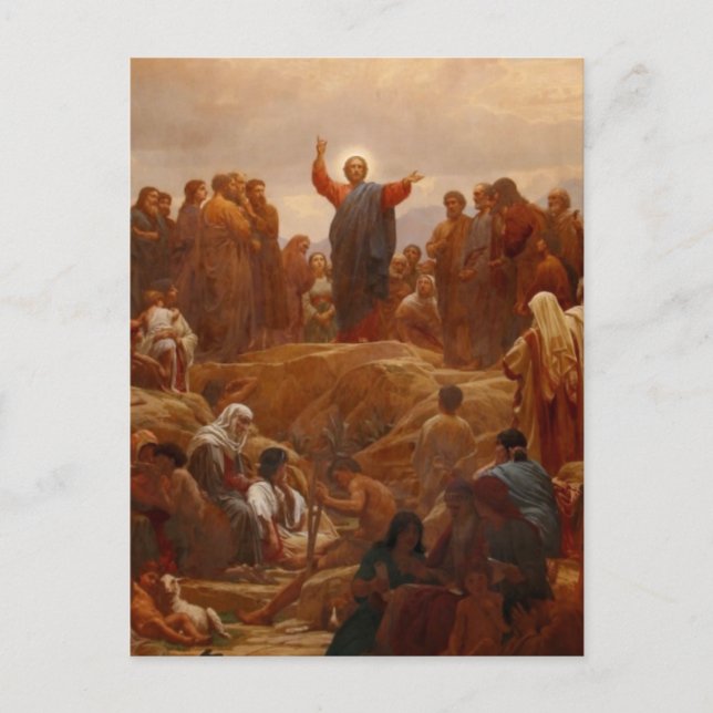 Sermon on the Mount Postcard (Front)
