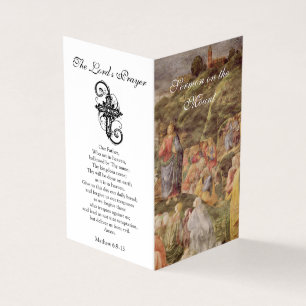 Sermon on the Mount - Prayer Card