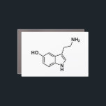serotonin chemical formula science symbol elements car magnet<br><div class="desc">serotonin chemical formula science symbol elements hormone excitement medicine happy</div>