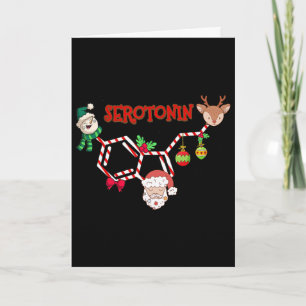 Serotonin Christmas, Mental Health Counsellor Chri Card