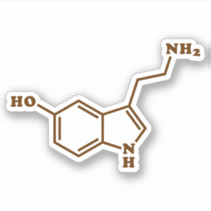 Serotonin Molecular Chemical Formula