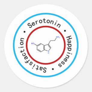 Serotonin Sticker