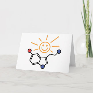 Serotonin Sunshine - Happiness is Chemistry Card