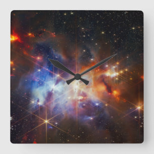 Serpens Nebula Square Wall Clock