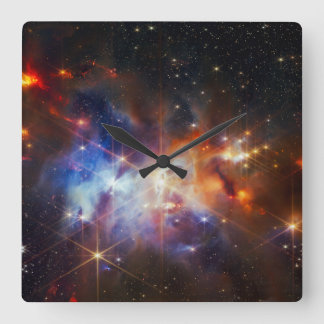 Serpens Nebula Square Wall Clock