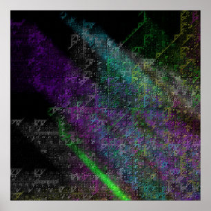 Serpenski's Triangle Squared Poster