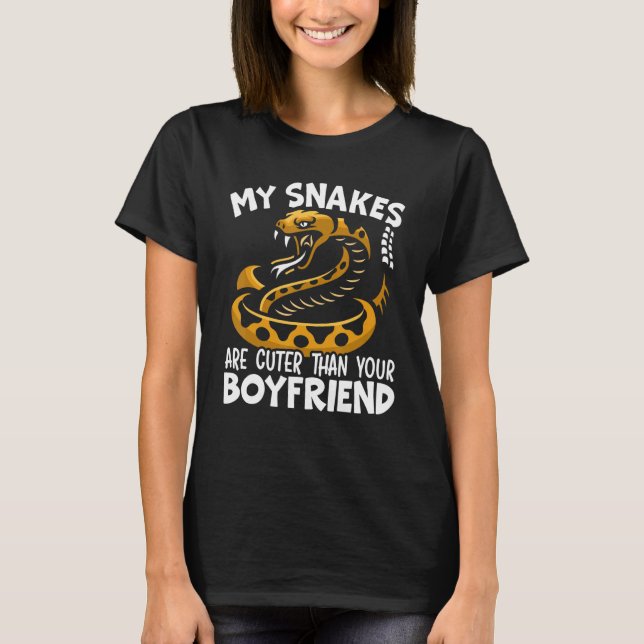 Serpent Animal Pet Herpetologist Snake T-Shirt (Front)