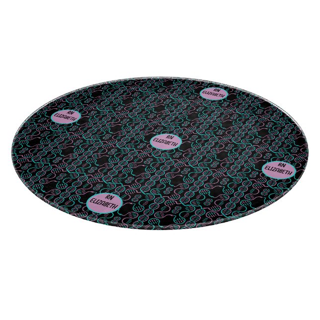 Serpent Chasing Tail Seamless Pattern Cutting Board (Corner)