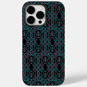 Serpent Chasing Tail Seamless Pattern iPhone Case