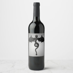 Serpent Dragon Wine Label