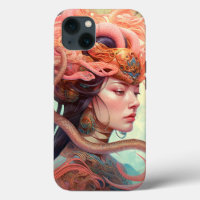 Serpent Hair Lady Fantasy Art