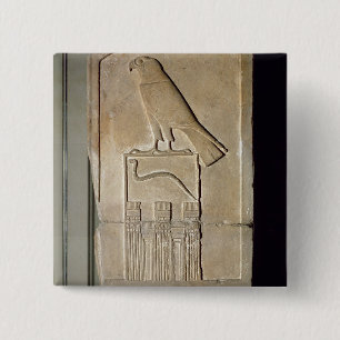 Serpent king stela, c.3000 BC (limestone) (also se 15 Cm Square Badge