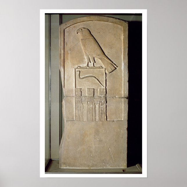 Serpent king stela, c.3000 BC (limestone) (also se Poster (Front)