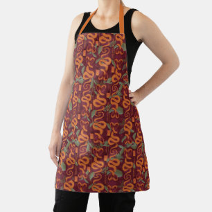 Serpent Luxe Pattern - The White Lotus Apron