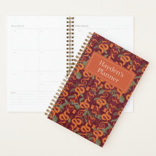 Serpent Luxe Pattern - The White Lotus Planner