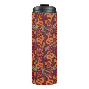 Serpent Luxe Pattern - The White Lotus Thermal Tumbler