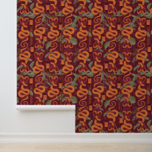 Serpent Luxe Pattern - The White Lotus Wallpaper