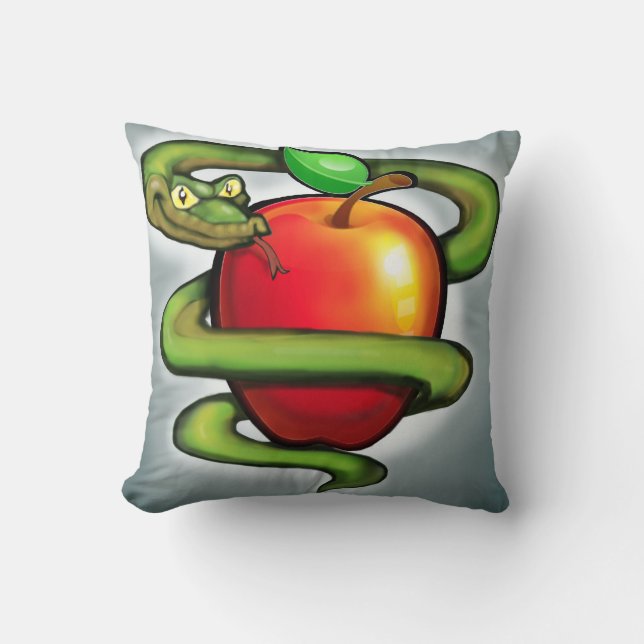 Serpent n Apple Cushion (Front)