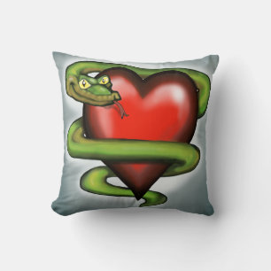 Serpent n Heart Cushion