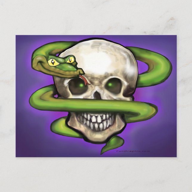 Serpent n Skull Postcard (Front)