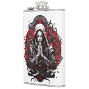 Serpent Priestess of the Shadow Grove Hip Flask