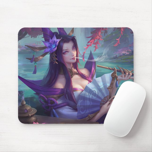Serpent’s Embrace Gaming Mousepad | Snake Witch (With Mouse)