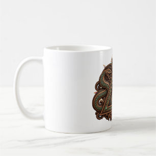 Serpent Scroll Eye Coffee Mug