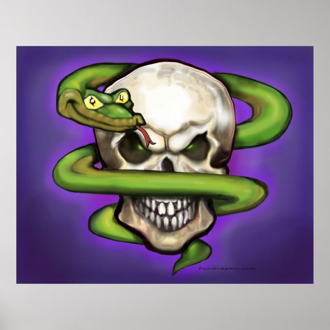 Serpent Skull Poster (Front)