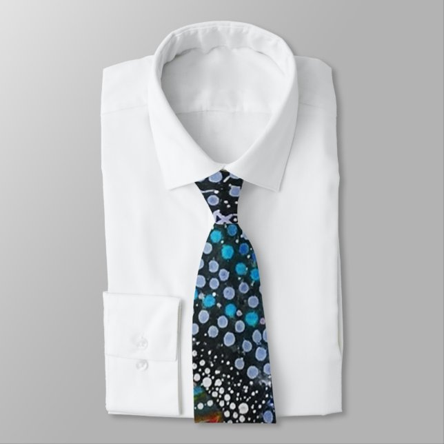 Serpent Stars Aboriginal Tie (Tied)