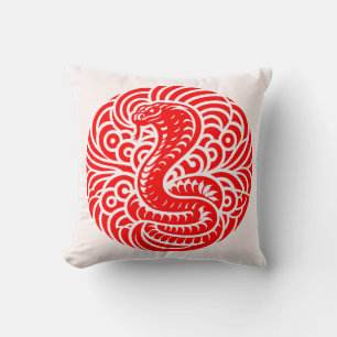 Serpentine Comfort: Cobra-Shaped Pillow for Exotic