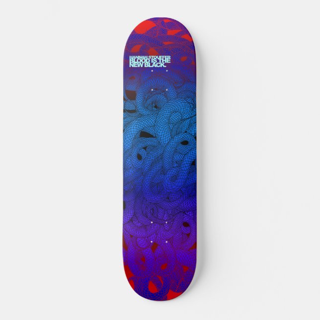 Serpentine Fire by Hannah Stouffer Skateboard (Front)