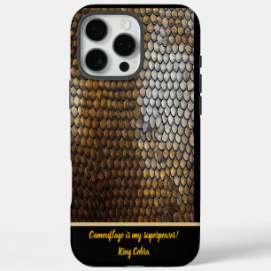 Serpentine scales' exquisite light texture iPhone 16 pro max case
