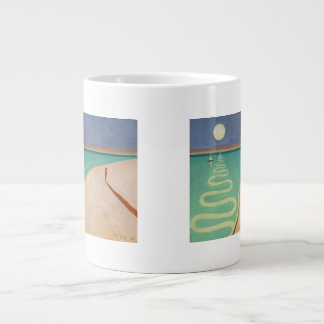 Serpentine Sunset 2004 Large Coffee Mug (Front)