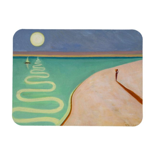 Serpentine Sunset 2004 Magnet (Horizontal)