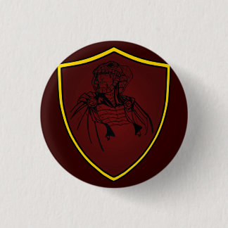 Serpie Sketch Button/Red 3 Cm Round Badge